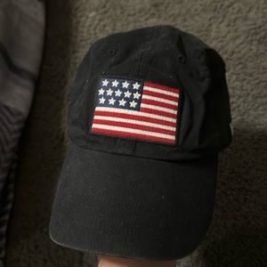 Black Polo Ralph Lauren Men’s American Flag Hat